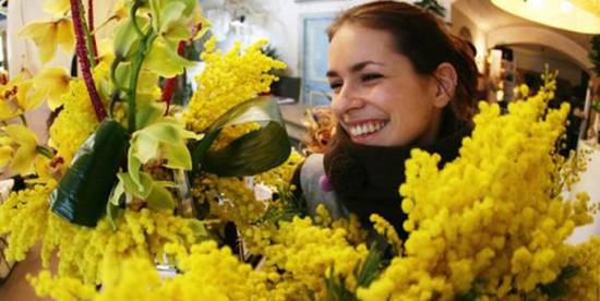 Sorriso e tra le mimose