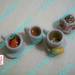 tisane per doll'shouse, thè, cappuccino, tisana alla fragola e cioccolata con panna 100E2555