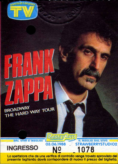 Frank Zappa Live 03.06.1988