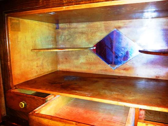 Secretaire antico in legno massello con marmo nero d'africa ... Marmo nero dafrica prezzo