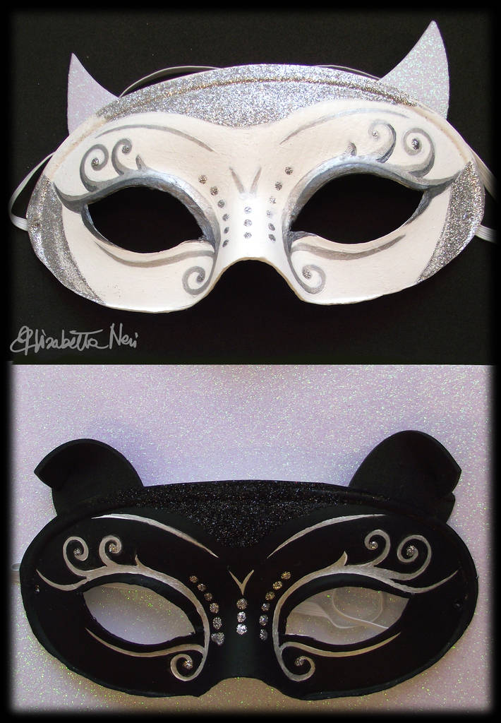 maschere realizzate da Elisabetta Neri