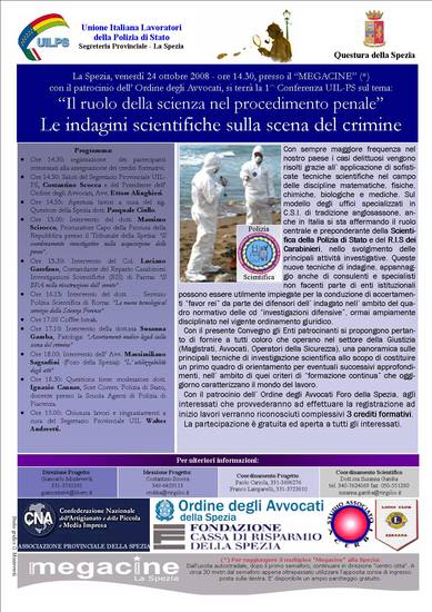 Conferenza Polizia Scientifica