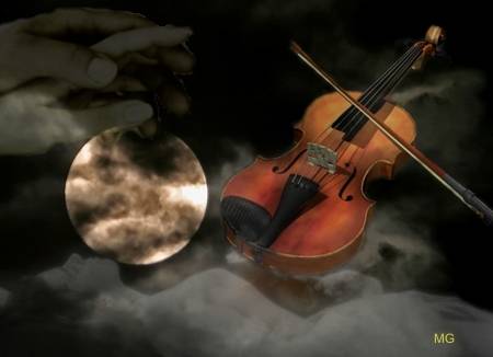 la luna e la musica