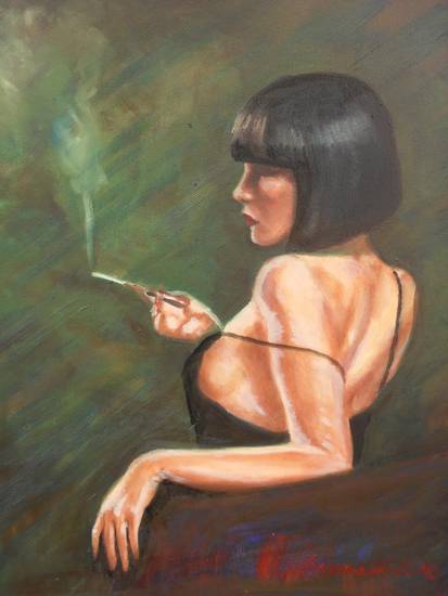 la donna che fuma
