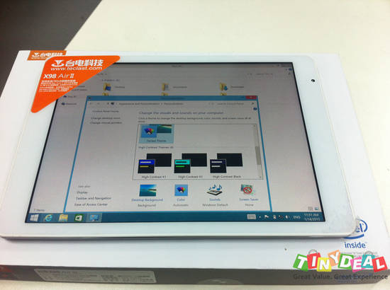 Dual boot tablet Windows  interfaccia