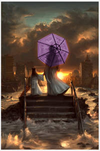 Luli ombrello viola