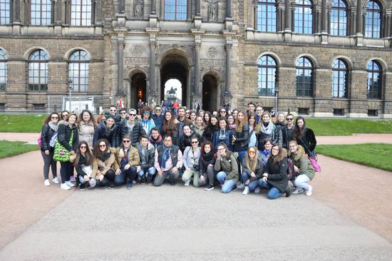 La classe V A Turismo in viaggio ad Auschwitz, Birkenau, Dresda, 25 maggio 2016