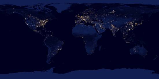 Il mondo di notte.