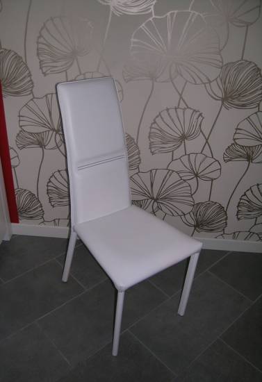 Sedia LYU design by BONALDO   Bianca   IN CUOIO  