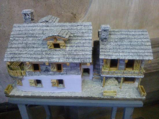 Modello di casa in pietra di Francesco Ferro